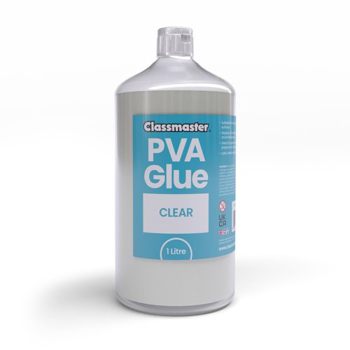 Classmaster Pva Glue - Clear Washable 1 Litre