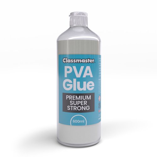 Classmaster Pva Glue White - Premium Strong Adhesive 600ml