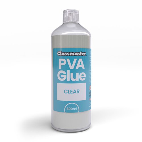 Classmaster Pva Glue - Clear Washable 600ml