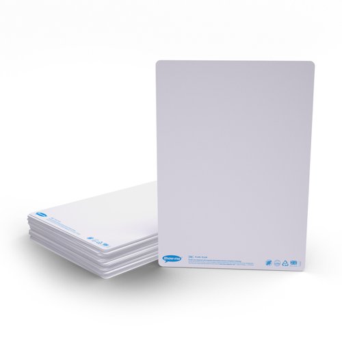 Show-me Pack of 35 x A4 Plain/Plain Whiteboards
