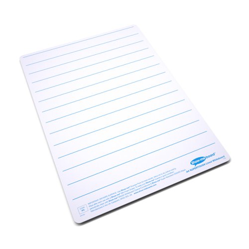 Show-me A4 Supertough Lined Mini Whiteboards, Pack of 10 Boards
