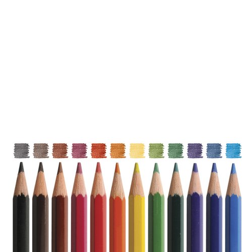 EG60612 | These environmentally friendly, wood free ReCreate Treesaver Recycled Colouring Pencils are made from 90% recycled plastic cups and are splinter-proof, break-resistant and chew-resistant. Ideal for classroom use, this pack contains 12 pencils in vibrant assorted colours.