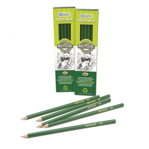ReCreate Treesaver Recycled HB Pencil (Pack of 12) TREE12HB