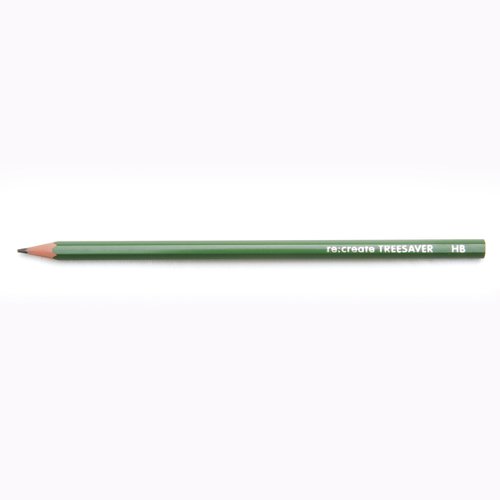 These environmentally friendly, wood free ReCreate Treesaver pencils are made from 90% recycled plastic cups and are splinter-proof, break-resistant and chew-resistant. Ideal for classroom use, the HB pencils are great for writing, drawing and shading. This pack contains 12 pencils.