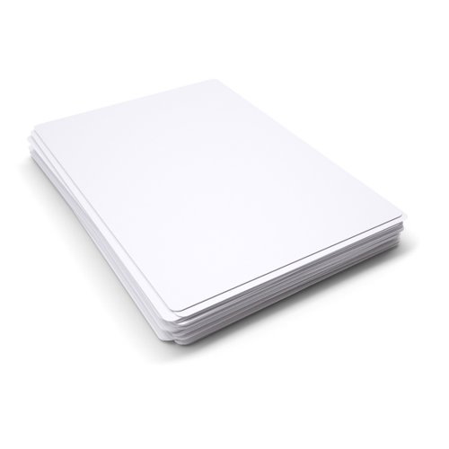 Show-me Plain Drywipe Boards Pack of 30