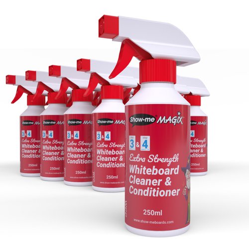 Show-me MAGIX Whiteboard Cleaner 250ml WCC EG60135 Buy online at Office 5Star or contact us Tel 01594 810081 for assistance