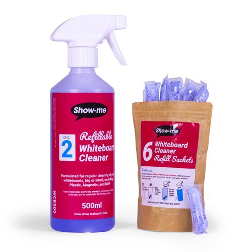 Show-Me Whiteboard Cleaner 500ml WCE500 EG60365 Buy online at Office 5Star or contact us Tel 01594 810081 for assistance
