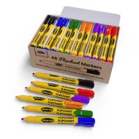 Show-Me Flipchart Markers Bullet Tip Groupbox of 48 Assorted (6 Colours)