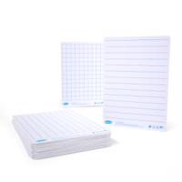 Show-me A4 Lined/Gridded Whiteboards and Accessories PK10 - GLB10A