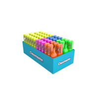 Classmaster Highlighters, 5 Assorted Colours, Pack of 48