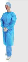 ValueX Isolation Gowns Non Woven 40gsm Blue (Pack 10) - IGDP10