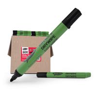 Show-me Medium Tip Slim Barrel Drywipe Marker Black (Pack 800) - SDP800