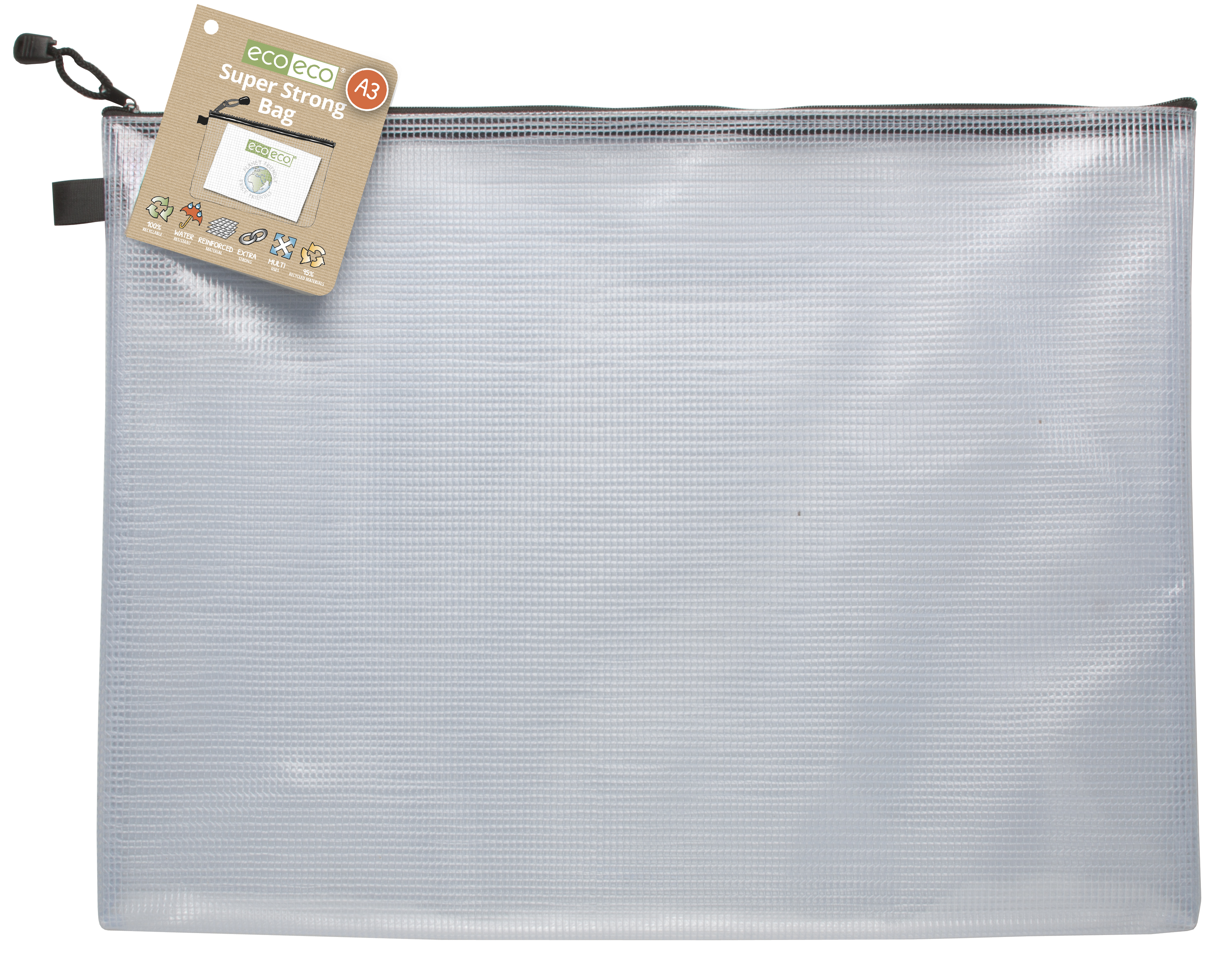 Recyclable Mesh Bag A3 HDuty 500m Pk12
