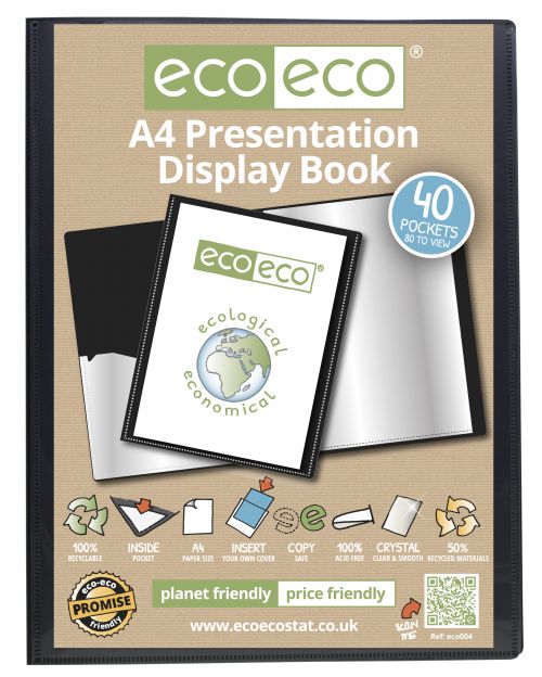 Eco Presentation Display Book 40 Pkt