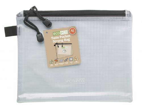 A5 90% Recycled Twin Pocket Strong Bag