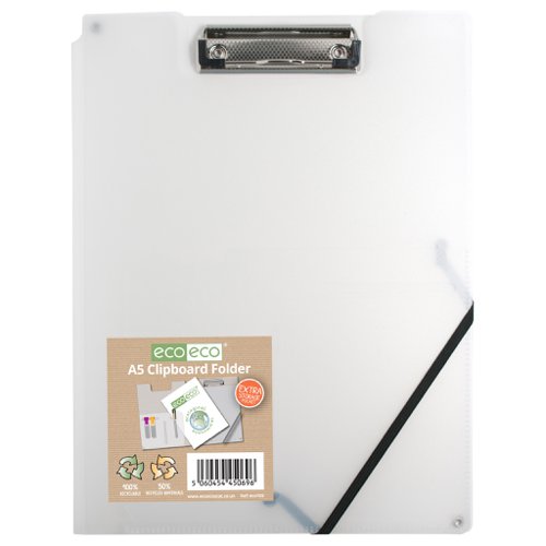 A5 50% Recycled Clipboard Folder (1) Clipboards ECO105-S