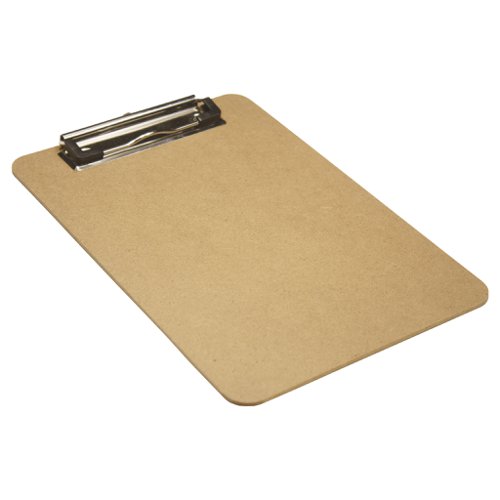 ECO118-S | Strong A5 clipboard with metal spring clip, ideal for home, office and professional use.  Manufactured from tough, hard wearing masonite.  Responsibly sourced materials and responsibly produced.  Made from a green material, Product is biodegradable and packaging is 100% recyclable
