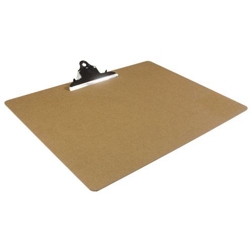 ECO120-S | Strong A3 landscape clipboard with metal bulldog style clip, ideal for home, office and professional use.  Manufactured from tough, hard wearing masonite.  Responsibly sourced materials and responsibly produced.  Made from a green material, Product is biodegradable and packaging is 100% recyclable 