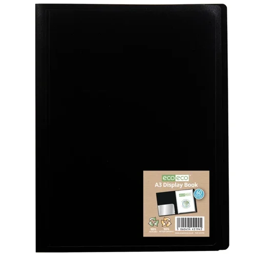 Display books A3 100% Recycled 60 Pocket Flexicover Display Book (1)