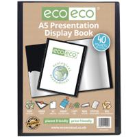 A5 50% Recycled 40 Pocket Presentation Display Book (1)