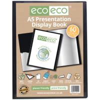 Eco Eco A5 50% Recycled Presentation Display Book with 60 Pockets - Single