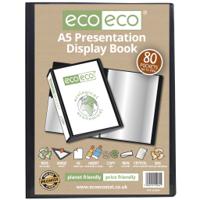 Eco Eco A5 50% Recycled Presentation Display Book with 80 Pockets - Single