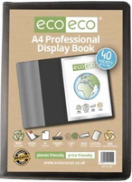 A4 50% Recycled 40 Pocket Professional Display Book