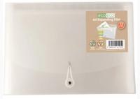 A4 50% Recycled Clear 13 Pocket Expanding File