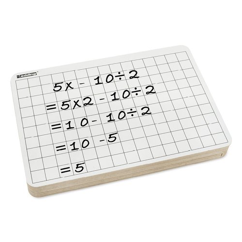 Edding Gridded MDF 3.0mm Lapboard and Marker Bundle (40)