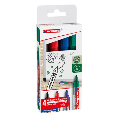 Edding e-360/4 S Whiteboard Marker A8 (4)