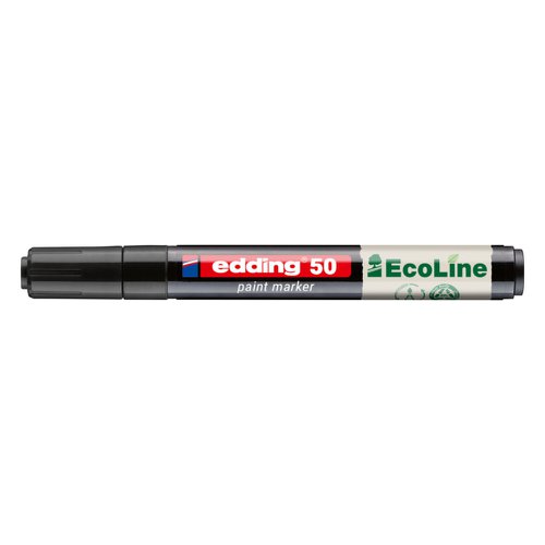 edding 50 Ecoline Water-Based Paint Marker Black