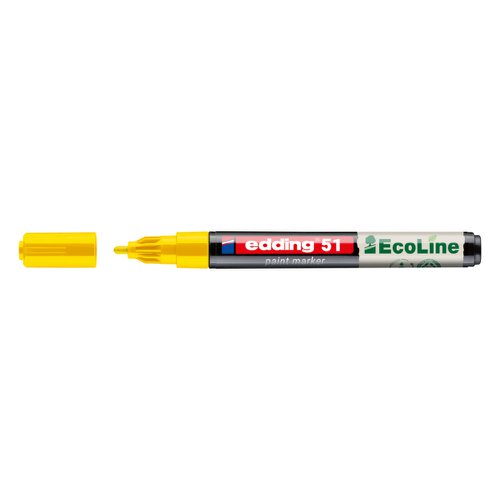 edding 51 Ecoline Water-Based Paint Marker Yellow