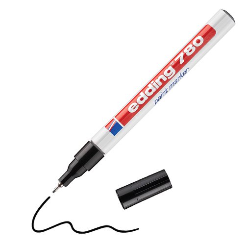 edding 780 Paint marker Black Box of 10