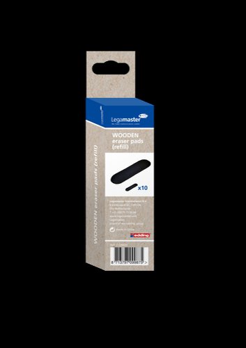 34551J - Legamaster WOODEN Eraser Pad for WOODEN Eraser 10pcs