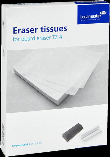 Legamaster eraser tissue for TZ4 whiteboard eraser 100pcs