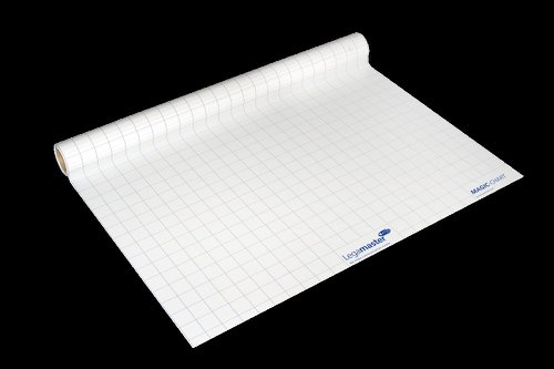 Legamaster Magic Chart Gridded Roll White 600x800mm 1590-00