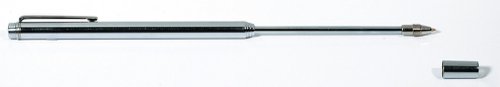 Telescopic pointer with ballpoint, chrome-plated. length is 13cm long and extends up to 62.5 cm.