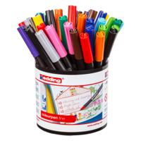edding Colour Pen Fine Assorted Colours Classpack (Pack 42) - 4-COLFINE-42
