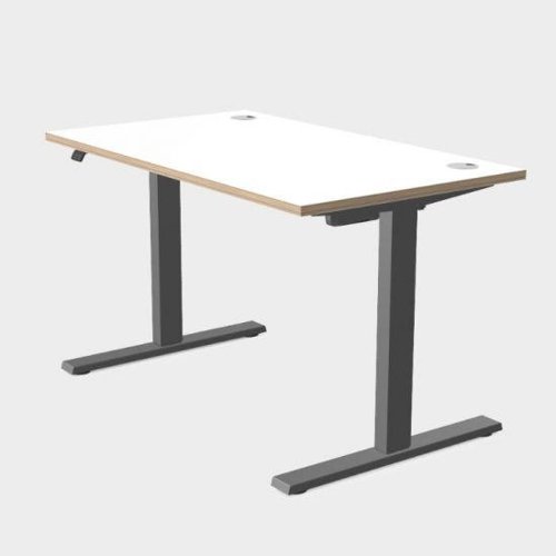 MoveMe Sit Stand Frame Mono Motor - Graphite Desk Components HA/SINGLE/R12R/GPH