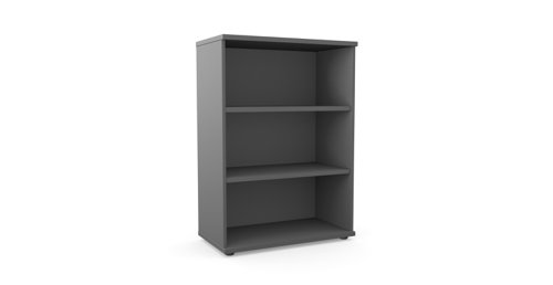 Kito Open Storage 1130mm - 3 Level Graphite Bookcases K18-BC1130/GR