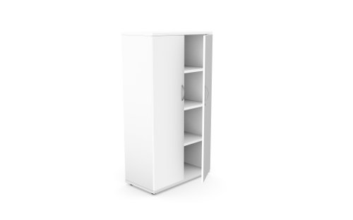 Kito Closed Storage 1490mm - 4 Level White Cupboards K18-BC1490D/WH