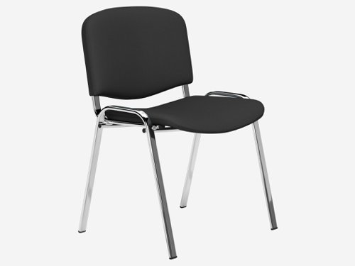 O.I Series Chrome Frame - Best Black Fabric Banqueting & Conference Chairs OI3F/BBK