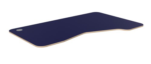 K Top With Rounded Corners Alu Portals, 1600 x 1000 x 18mm, Right - NAVY BLUE / PLY
