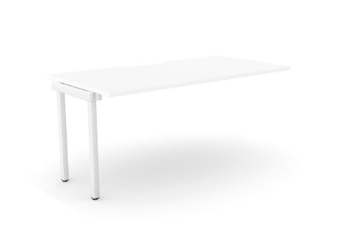 C-sense 1 Person Bench Add-On Scallop Top 1600 x 800 - White /WHT