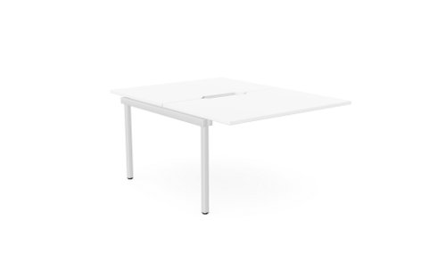 C-sense 2 Person Bench Add-On Scallop Top 1200 x 800 - White /WHT