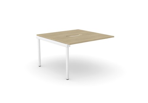 C-sense 1 Person Bench Add-On Portal Top 1000 x 600 - Urban Oak /WHT