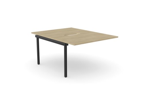 C-sense 1 Person Bench Add-On Portal Top 1000 x 800 - Urban Oak /BLK