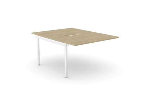C-sense 1 Person Bench Add-On Portal Top 1000 x 800 - Urban Oak /WHT