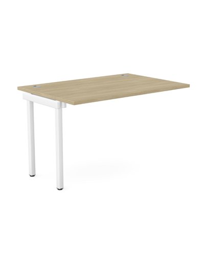 C-sense 1 Person Bench Add-On Portal Top 1200 x 800 - Urban Oak /WHT