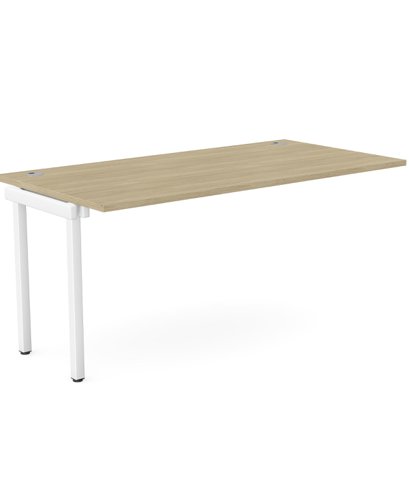 C-sense 1 Person Bench Add-On Portal Top 1600 x 800 - Urban Oak /WHT